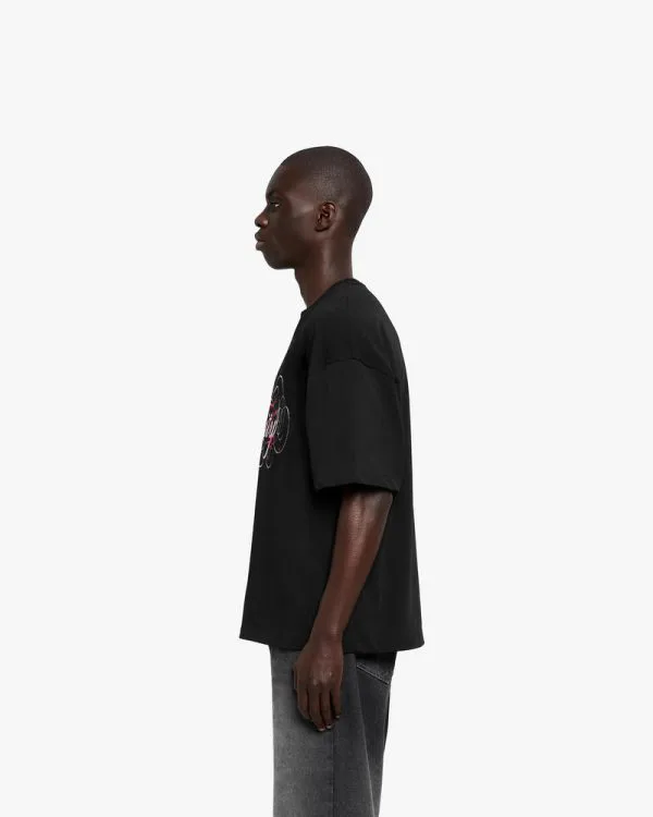 SPLATTER TEE BLACK - T-Shirts - streetwear Avenue Wear