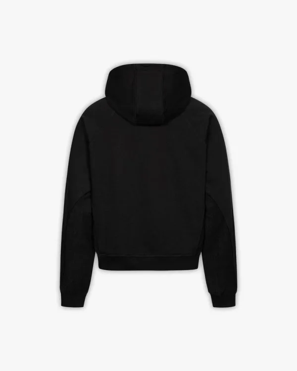SPORTS TEAM INSIDE OUT ZIP HOODIE BLACK - Sweats & Hoodies - streetwear Avenue Wear