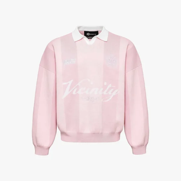 Sports team jersey knit pink - Avenue Wear