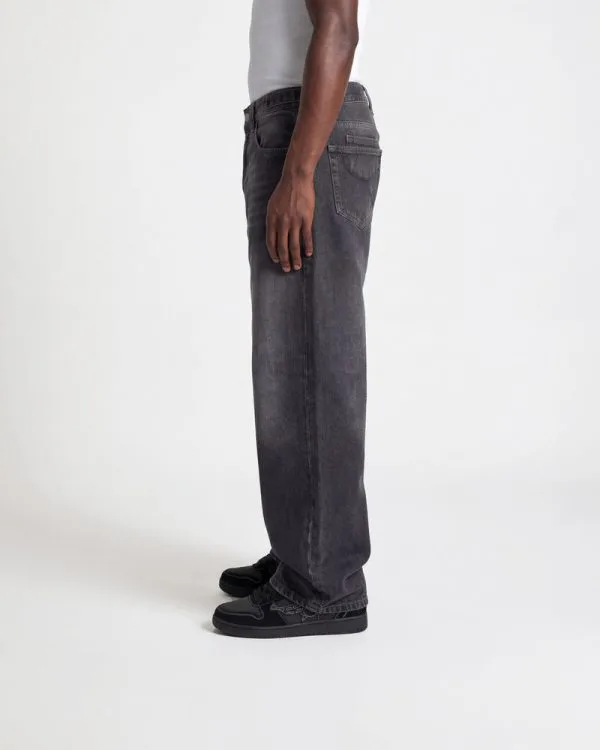 STONE WASHED DENIM - Pantalons & Jorts - streetwear Avenue Wear