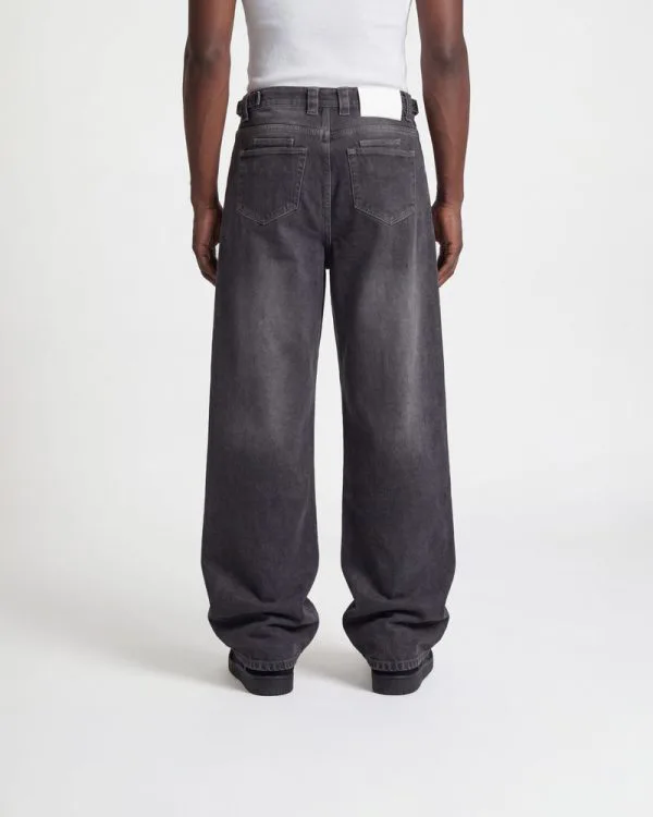 STONE WASHED DENIM - Pantalons & Jorts - streetwear Avenue Wear