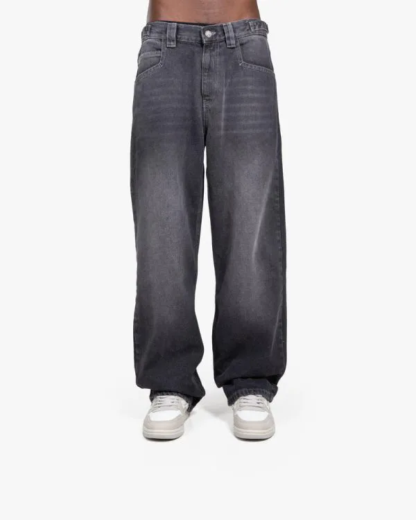 STONE WASHED DENIM GREY (OLD SIZING)* - Pantalons & Jorts - streetwear Avenue Wear