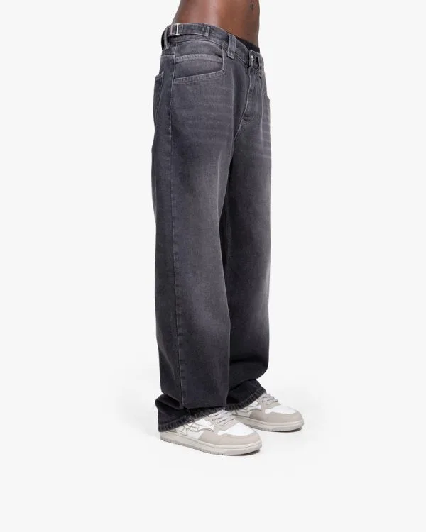 STONE WASHED DENIM GREY (OLD SIZING)* - Pantalons & Jorts - streetwear Avenue Wear