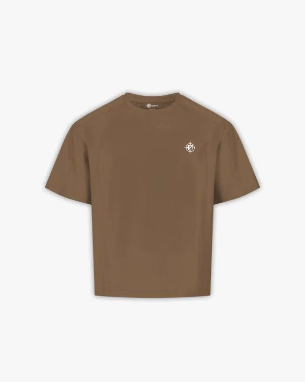 T shirt chocolate brown - Avenue Wear