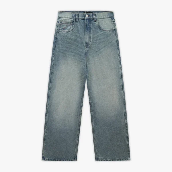 The baggy denim petrol washed - Avenue Wear
