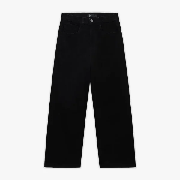 The baggy denim pure black - Avenue Wear