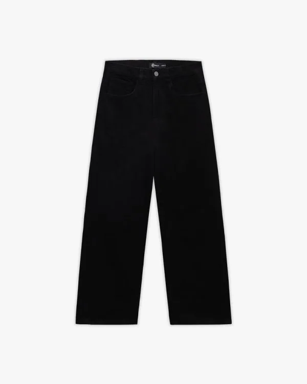 The baggy denim pure black - Avenue Wear