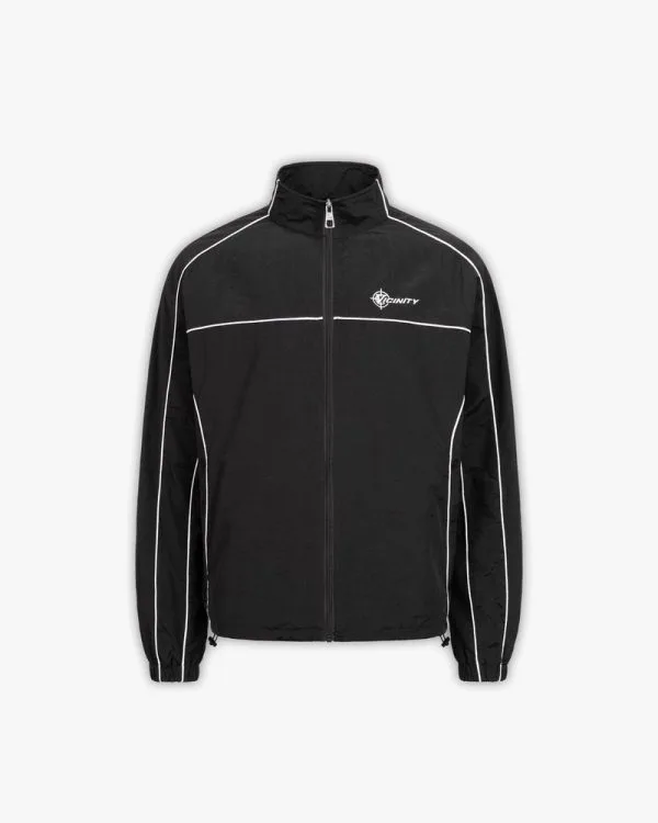 Track jacket black - Avenue Wear