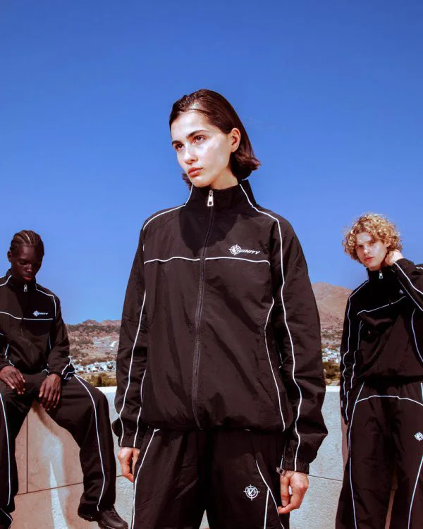 TRACK JACKET BLACK - Vestes - streetwear Avenue Wear