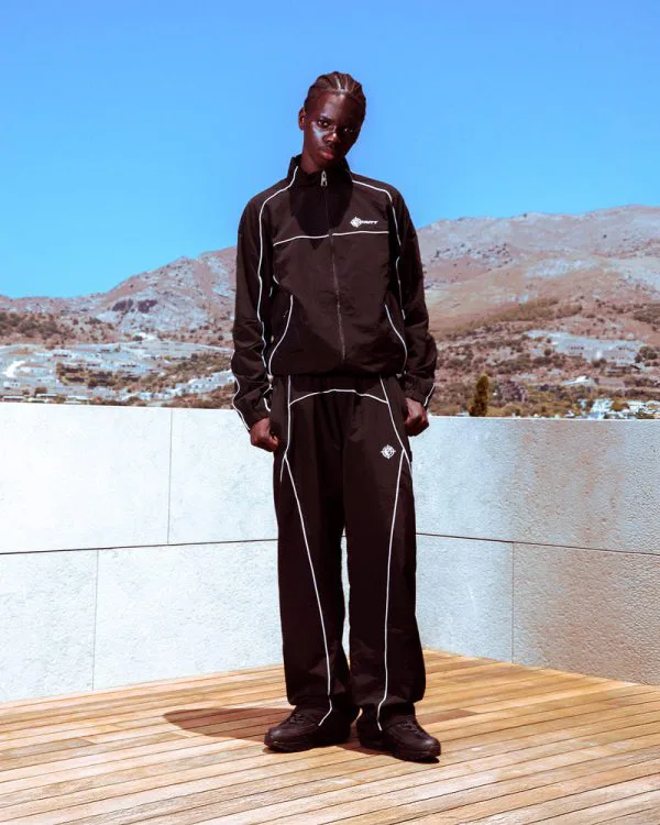 TRACK JACKET BLACK - Vestes - streetwear Avenue Wear