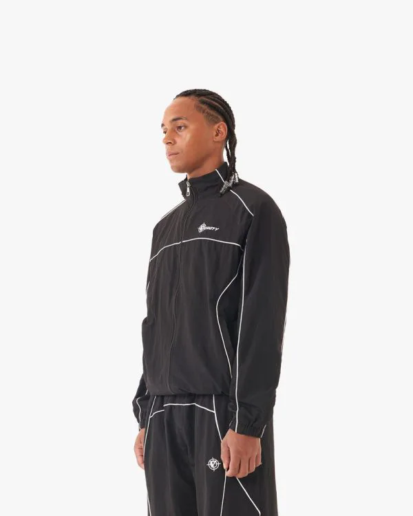 TRACK JACKET BLACK - Vestes - streetwear Avenue Wear