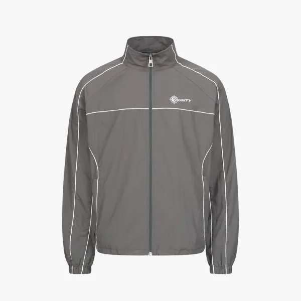 Track jacket dark grey - Avenue Wear