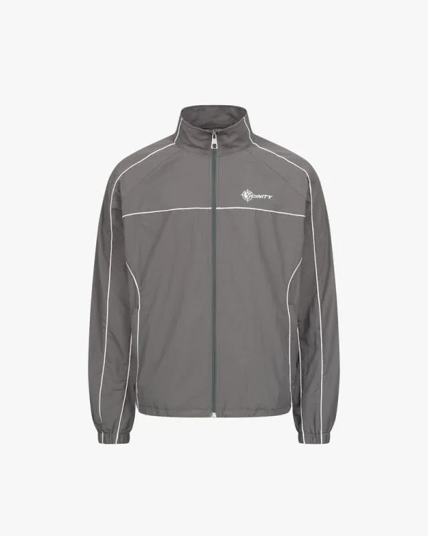 Track jacket dark grey - Avenue Wear