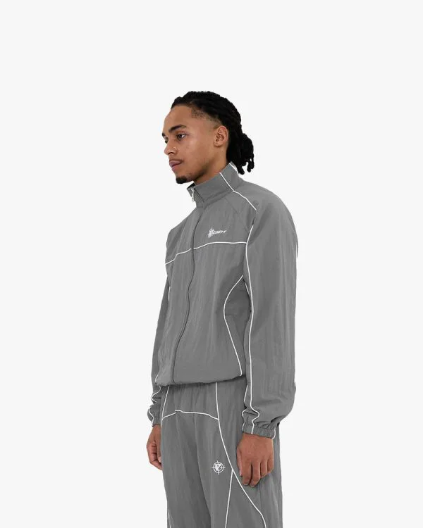 TRACK JACKET DARK GREY - Vestes - streetwear Avenue Wear