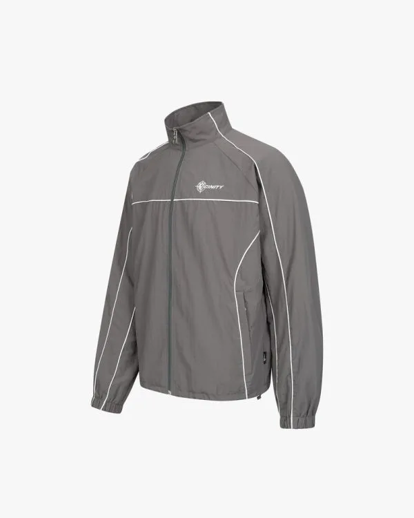 TRACK JACKET DARK GREY - Vestes - streetwear Avenue Wear