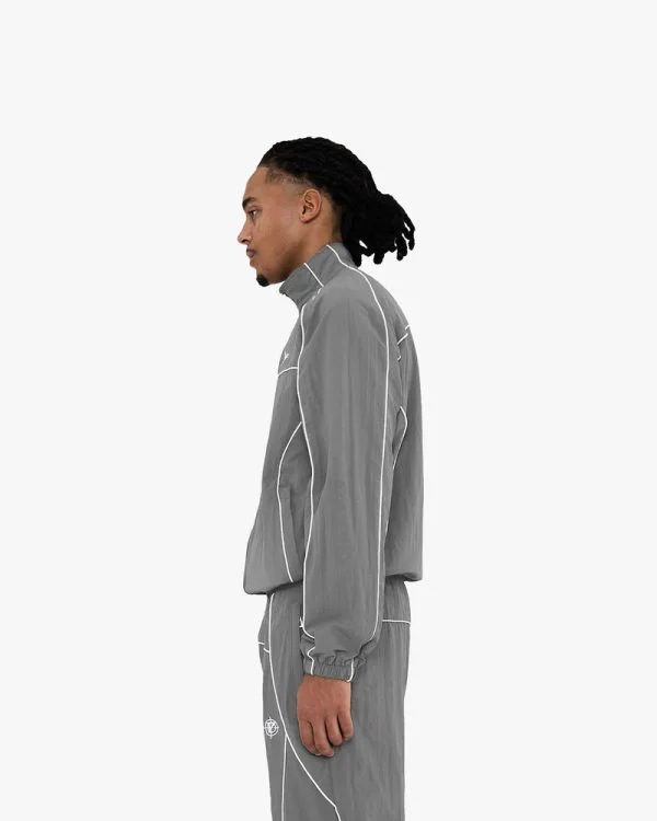 TRACK JACKET DARK GREY - Vestes - streetwear Avenue Wear