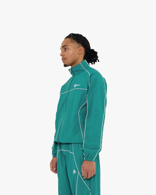 TRACK JACKET GREEN - Vestes - streetwear Avenue Wear