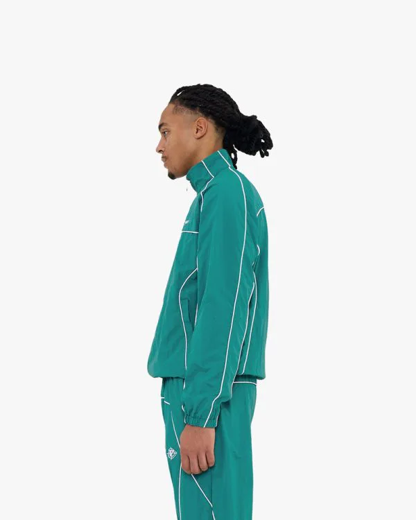 TRACK JACKET GREEN - Vestes - streetwear Avenue Wear