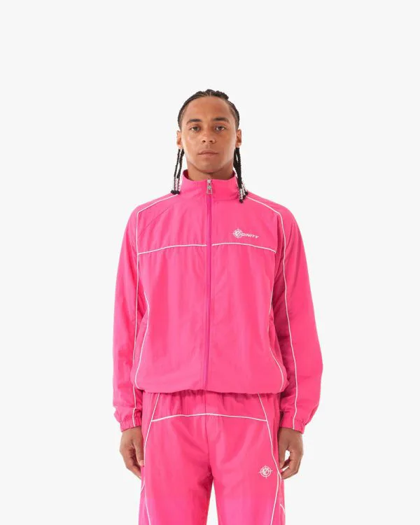 TRACK JACKET PINK - Vestes - streetwear Avenue Wear