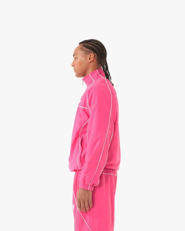 TRACK JACKET PINK - Vestes - streetwear Avenue Wear