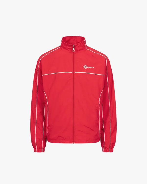 Track jacket red - Avenue Wear