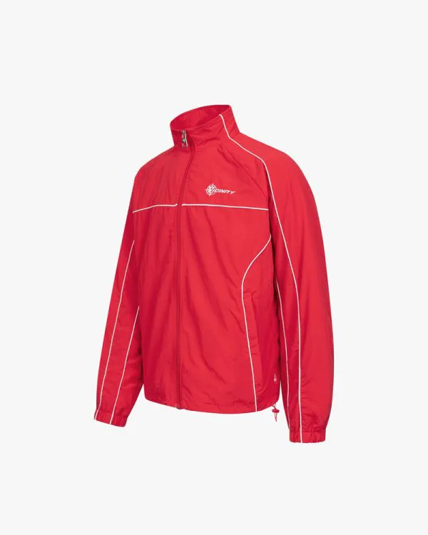 TRACK JACKET RED - Vestes - streetwear Avenue Wear