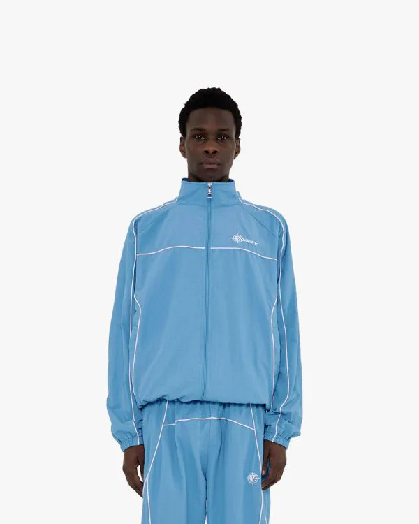 TRACK JACKET SKY BLUE - Vestes - streetwear Avenue Wear