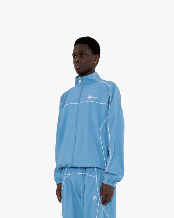 TRACK JACKET SKY BLUE - Vestes - streetwear Avenue Wear