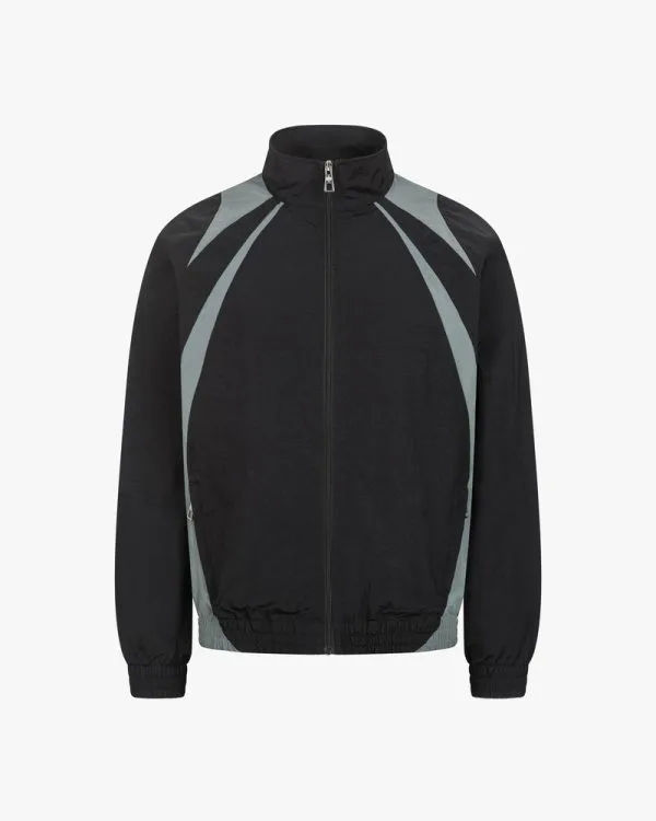 Track jacket v3 black grey - Avenue Wear