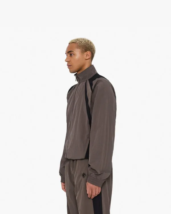 TRACK JACKET V3 MOCHA BLACK - Vestes - streetwear Avenue Wear