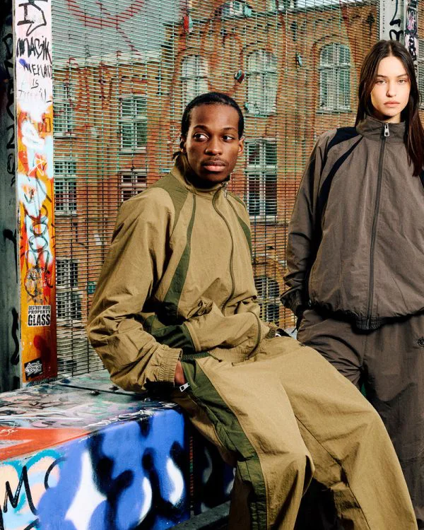 TRACK JACKET V3 OLIVE TAN - Vestes - streetwear Avenue Wear