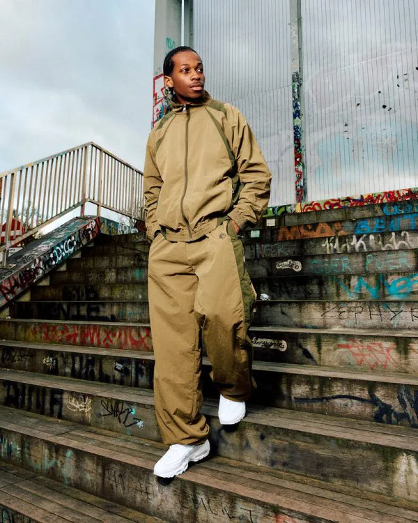 TRACK JACKET V3 OLIVE TAN - Vestes - streetwear Avenue Wear