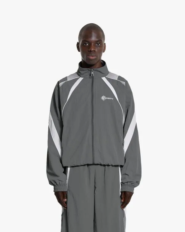 TRACK JACKET V4 GREY - Vestes - streetwear Avenue Wear