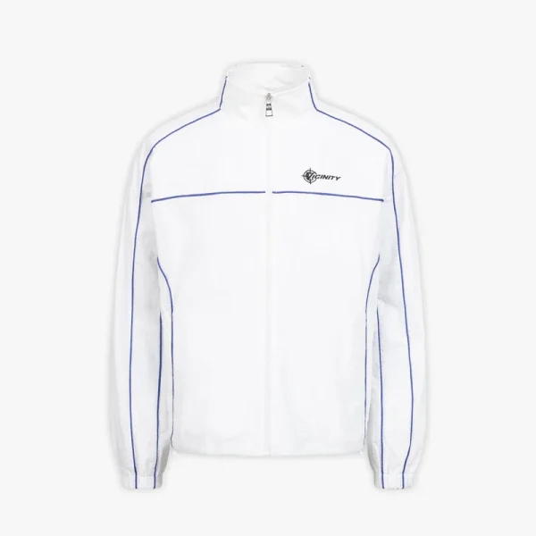 Track jacket white - Avenue Wear