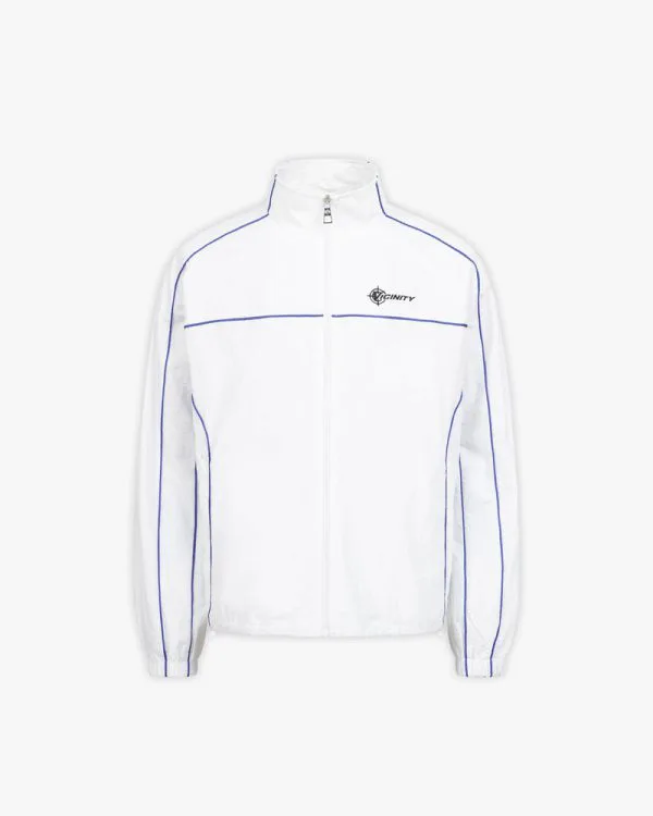 Track jacket white - Avenue Wear
