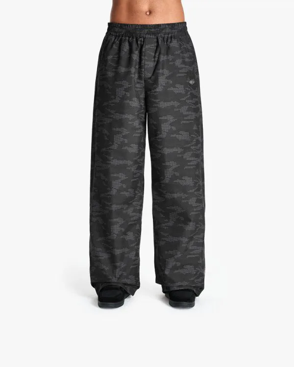 TRACK PANTS DOTTED CAMO BLACK - Pantalons & Jorts - streetwear Avenue Wear