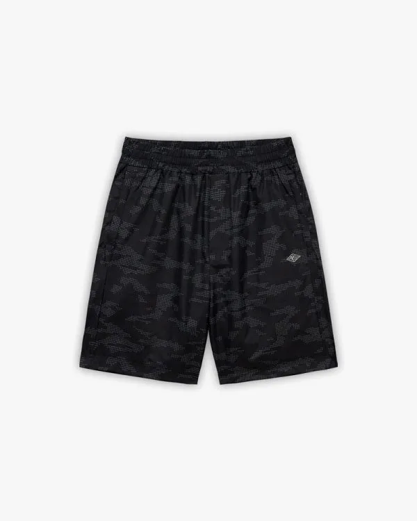 Track shorts dotted camo black - Avenue Wear