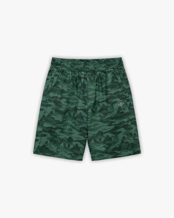 Track shorts dotted camo green - Avenue Wear
