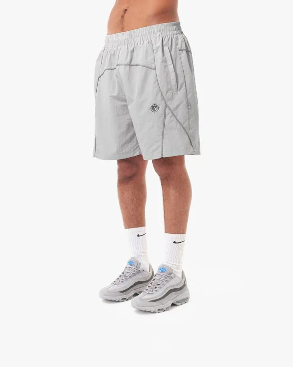 TRACK SHORTS GREY - Pantalons & Jorts - streetwear Avenue Wear