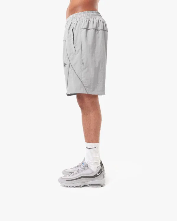 TRACK SHORTS GREY - Pantalons & Jorts - streetwear Avenue Wear