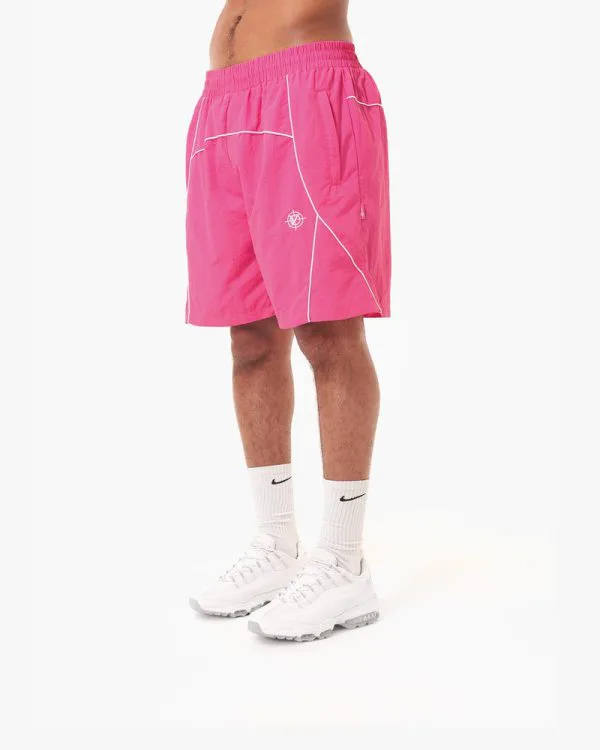 TRACK SHORTS PINK - Pantalons & Jorts - streetwear Avenue Wear