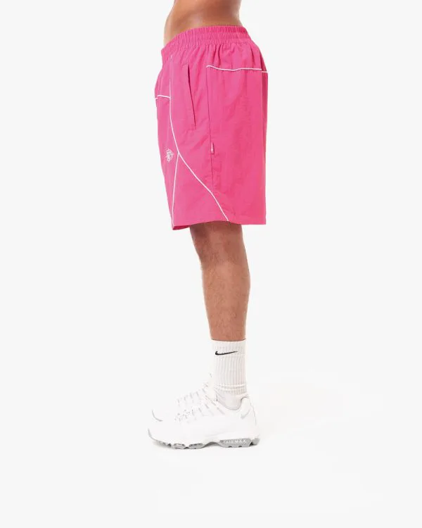 TRACK SHORTS PINK - Pantalons & Jorts - streetwear Avenue Wear