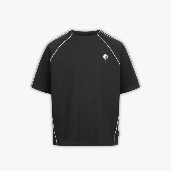 Track tee black - Avenue Wear