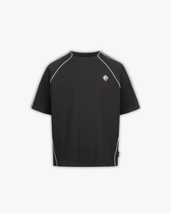 Track tee black - Avenue Wear