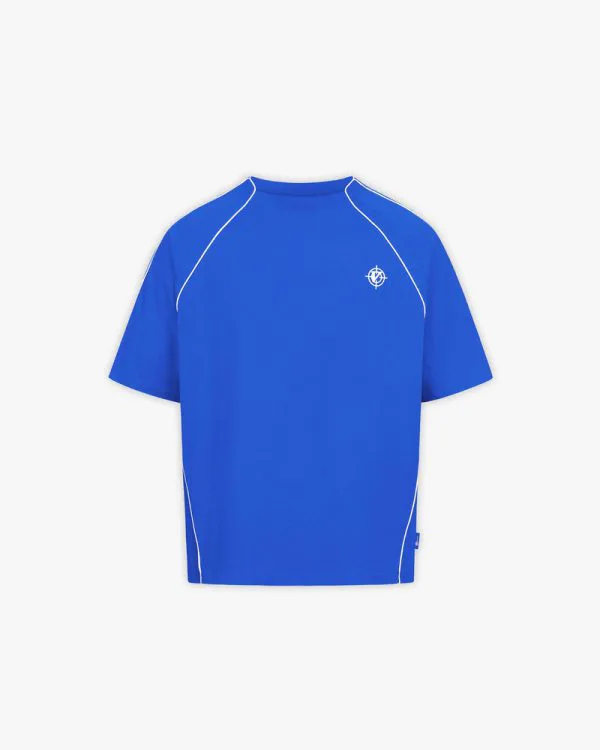 Track tee blue - Avenue Wear