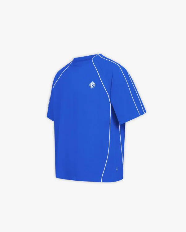 TRACK TEE BLUE - T-Shirts - streetwear Avenue Wear