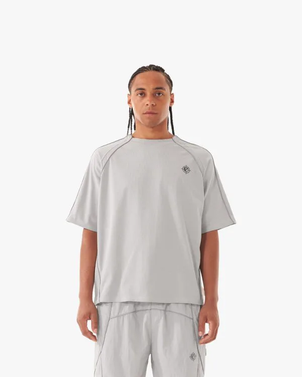 TRACK TEE GREY - T-Shirts - streetwear Avenue Wear