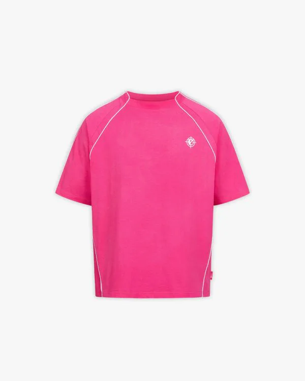 Track tee pink - Avenue Wear