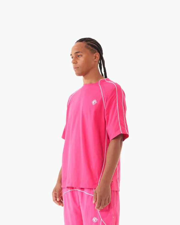 TRACK TEE PINK - T-Shirts - streetwear Avenue Wear