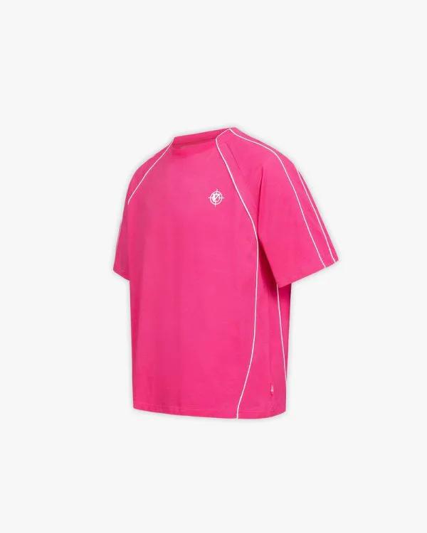 TRACK TEE PINK - T-Shirts - streetwear Avenue Wear